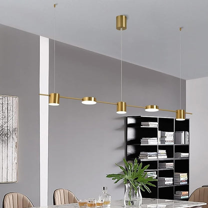 Lustra LED Layla Gold 5 Surse Iluminat 60W