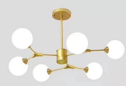 Lustra Aurie Callista 6 Globuri Albe G9 860x650