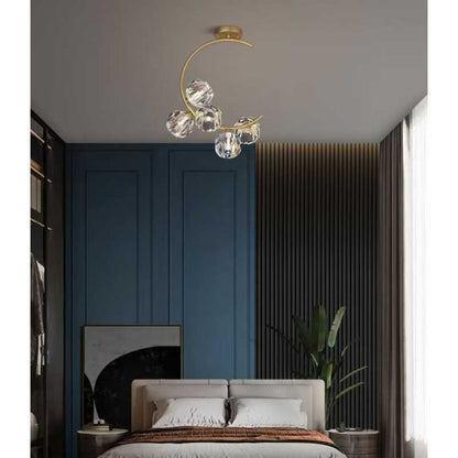 Lustra Aurie Maraves 5 Globuri G9