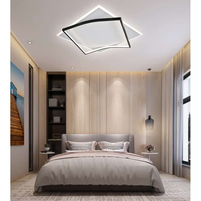 Lustra LED Paisley 50CM cu Telecomanda, 142W