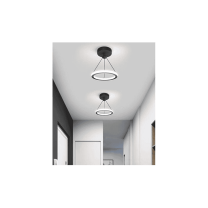Lustra LED Alana 22cm Negru 27W