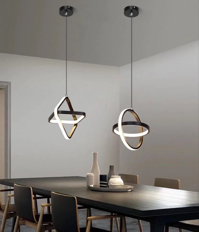 Lustra Suspendata Elysia Black Led 26W