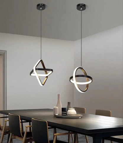 Lustra Suspendata Elysia Black Led 26W