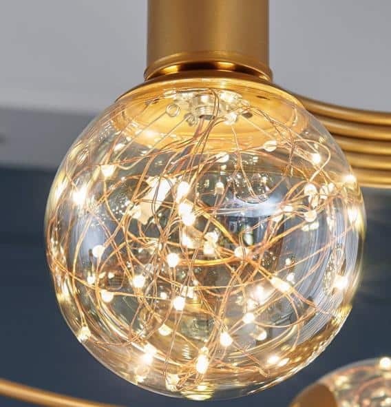 Lustra Suspendata Elowen, Aurie 48W, D400