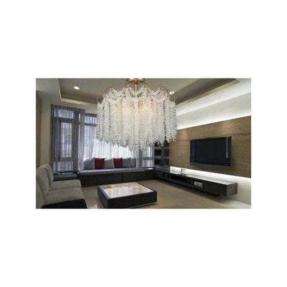 Candelabru de Cristal Marcella Modern D80CM, 9xE14