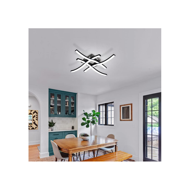 Lustra LED Xander Negru D35CM 28W