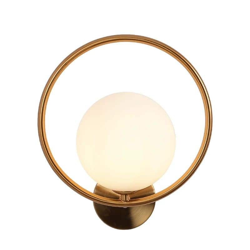 Aplica Linnea Gold E27 Max 60W Glob Mat Alb