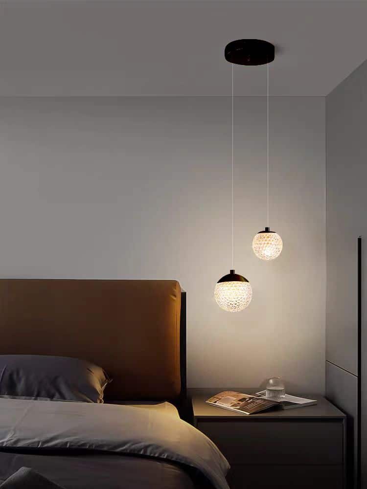 Lustra Suspendata Alara Tip Pendul Negru G9