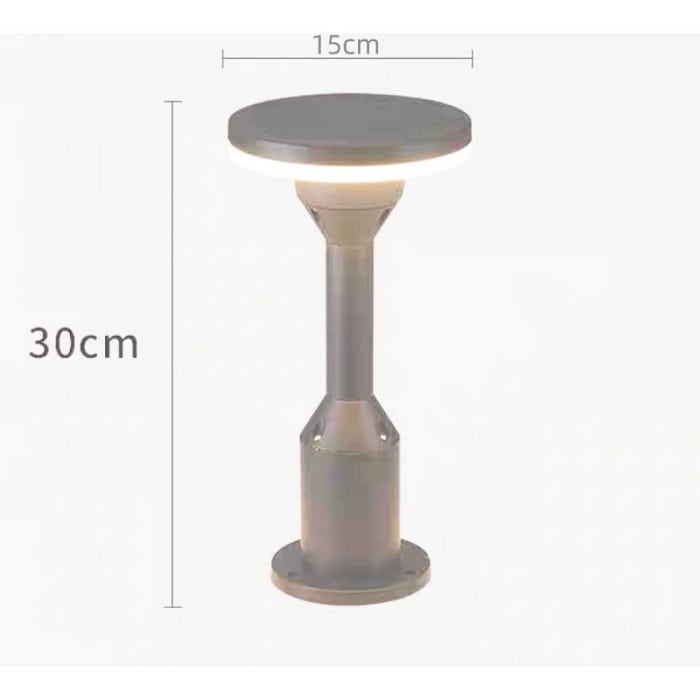 Lampa LED Odette Garden Grey H 30cm