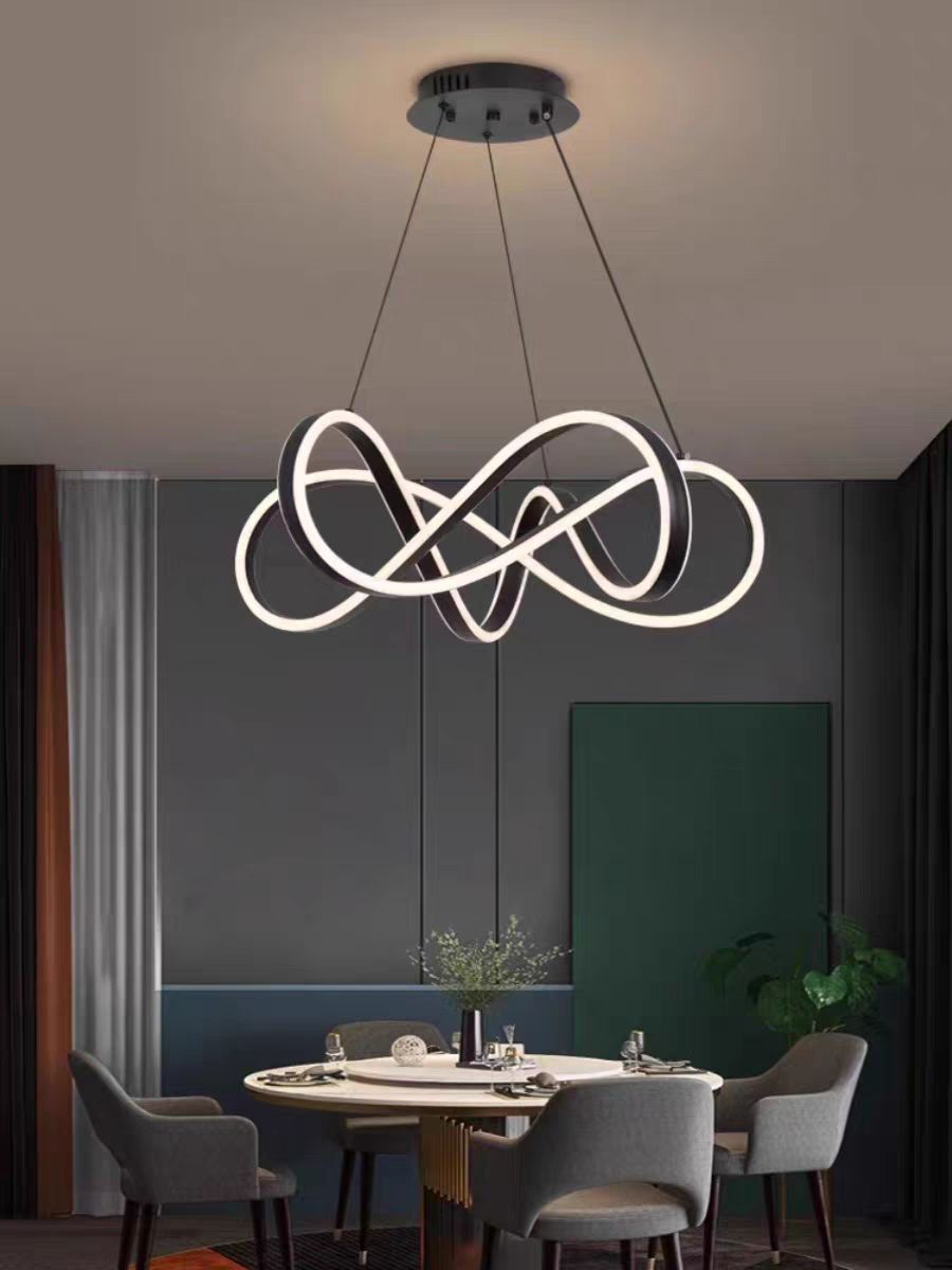 Lustra LED Neagra Belithra D500 116×2w Moderna