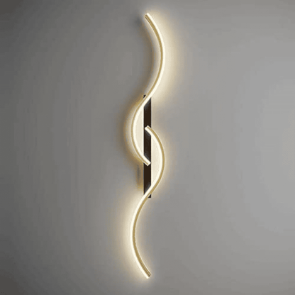 Aplica LED Isla 60cm Negru &amp; Gold Moderna 32W
