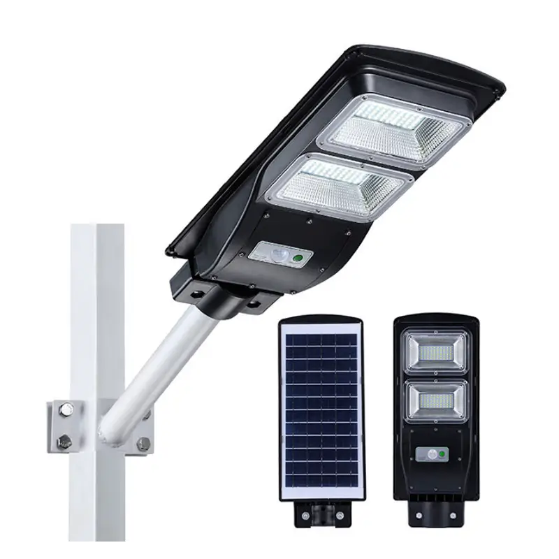 Lampa Incarcare Solara 100w, 80led, Telecomanda, Senzor De Lumina