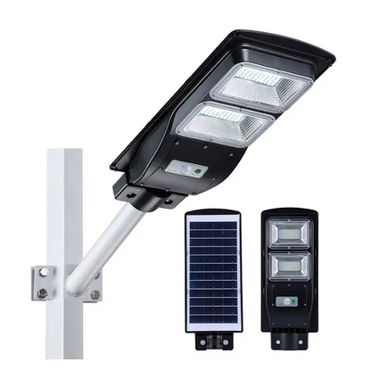 Lampa Incarcare Solara 100w, 80led, Telecomanda, Senzor De Lumina