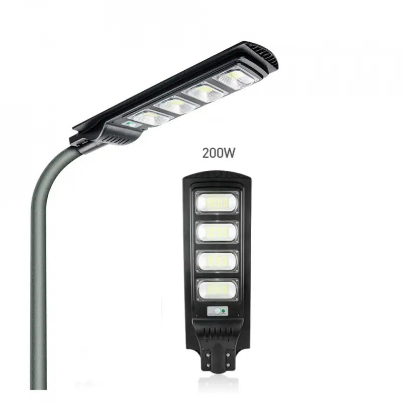 Lampa Incarcare Solara 200w, 160led, Telecomanda, Senzor De Lumina
