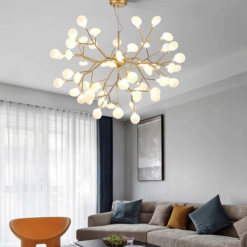 Candelabru LED Auriu 45 Becuri 90W