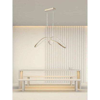 Lustra LED Neagra Nadia, Telecomanda Wifi, 108W
