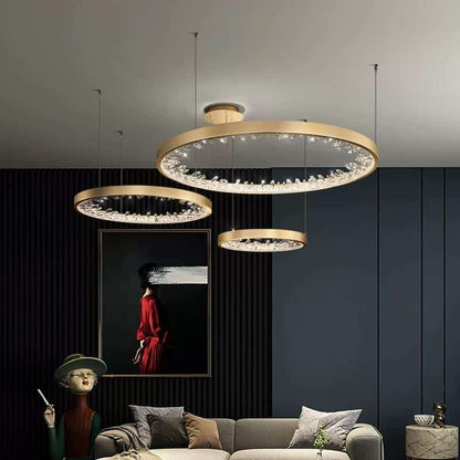 Lustra LED Aurie D40+60+80cm cu Telecomanda, 113×2w