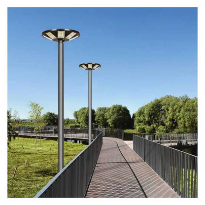 Stalp LED Gradina Raysa 2M 400W Solar Senzor Miscare Telecomanda