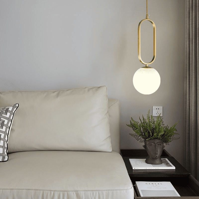 LUSTRA Odalys Golden Luxury Glob Alb E27 x 1