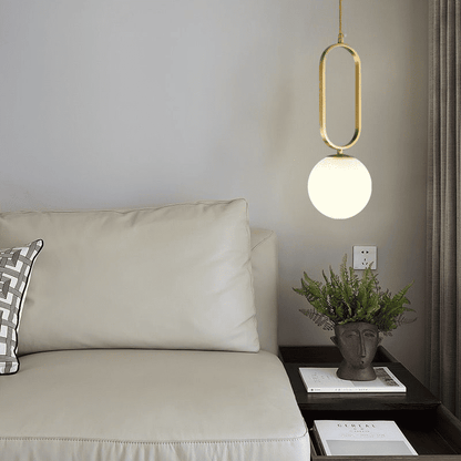 LUSTRA Odalys Golden Luxury Glob Alb E27 x 1
