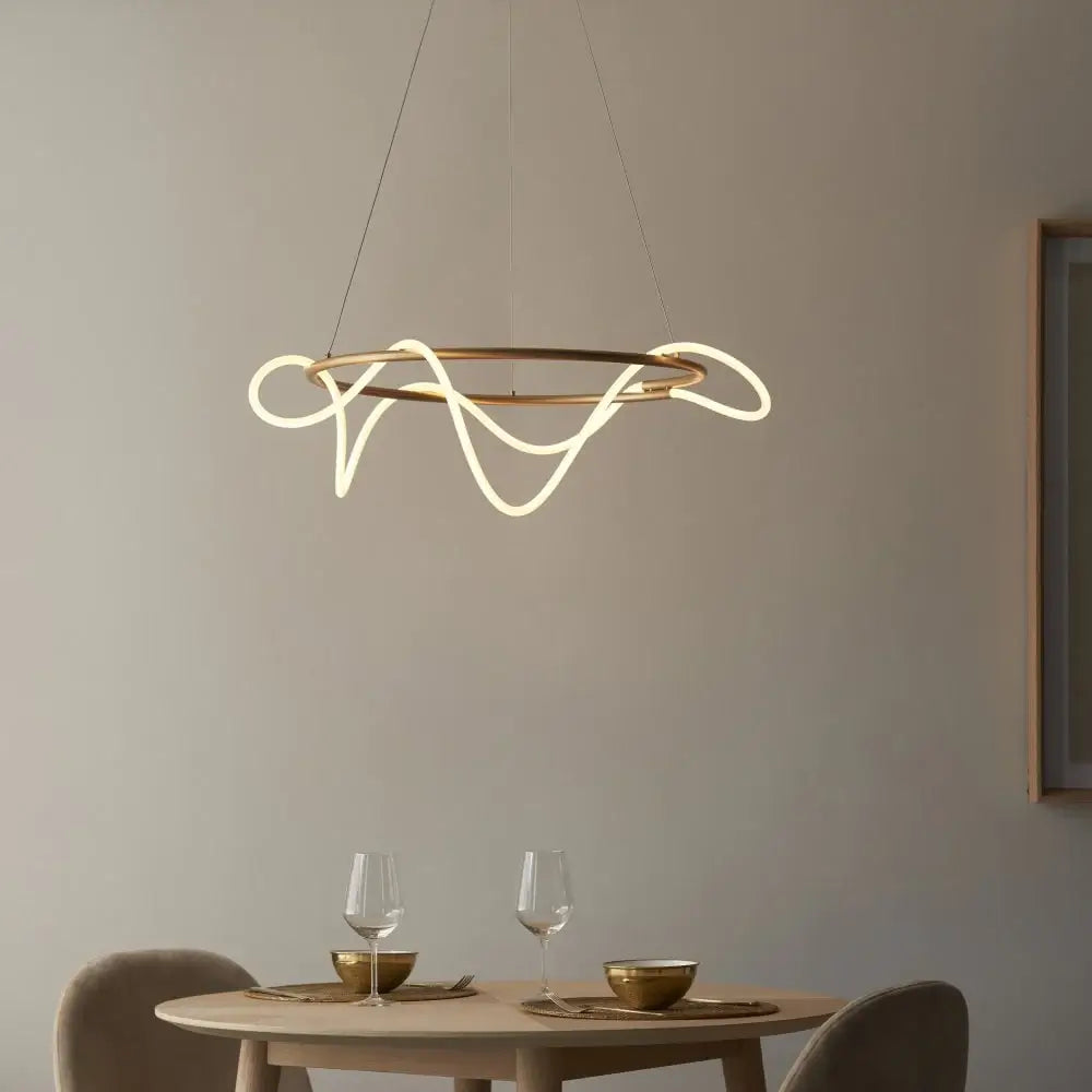 Lustra LED Amara cu Telecomanda WiFi 2.4G Dimabilă D60CM