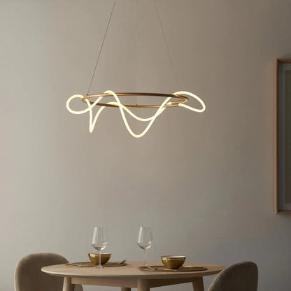 Lustra LED Amara cu Telecomanda WiFi 2.4G Dimabilă D60CM
