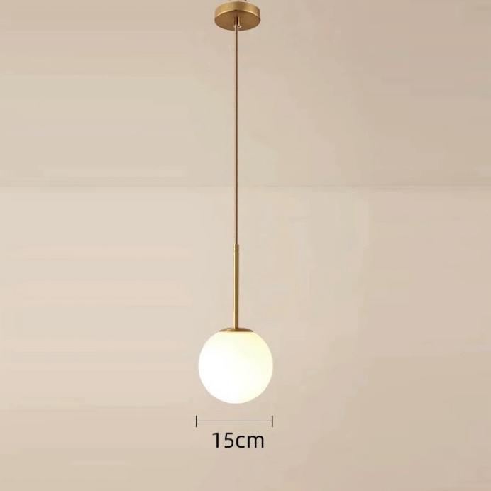 Lustra tip Pendul Auriu Quinnea Glob E27