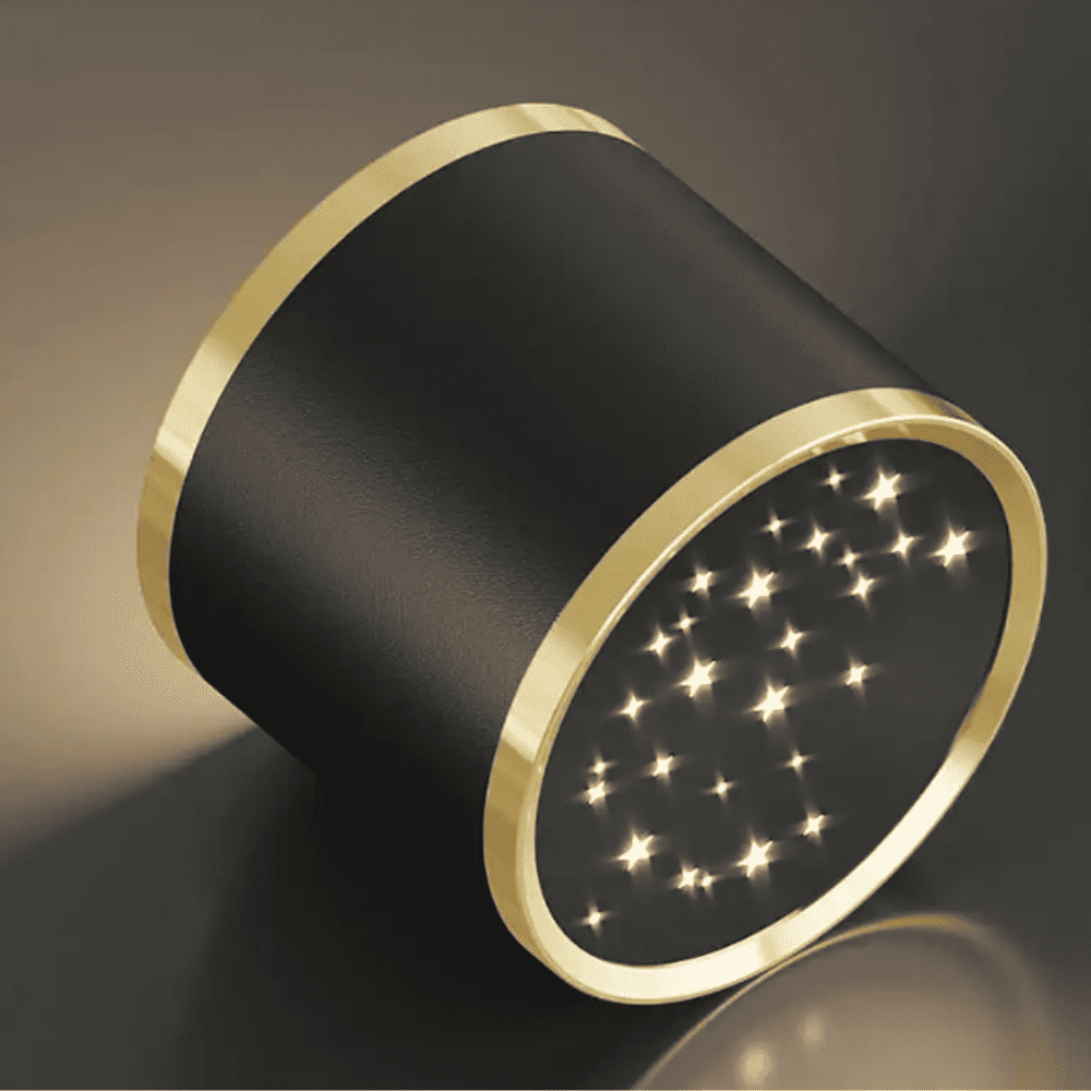Plafoniera LED Isidorelle Golden Stars Black 14W