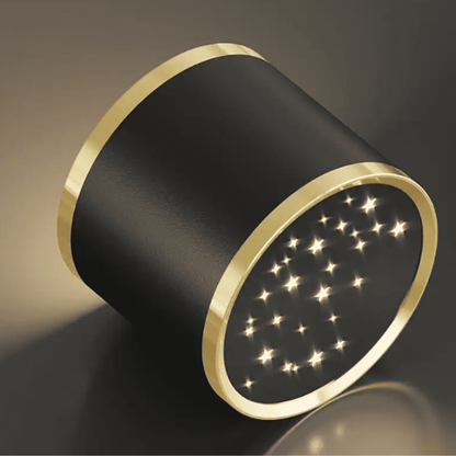 Plafoniera LED Isidorelle Golden Stars Black 14W