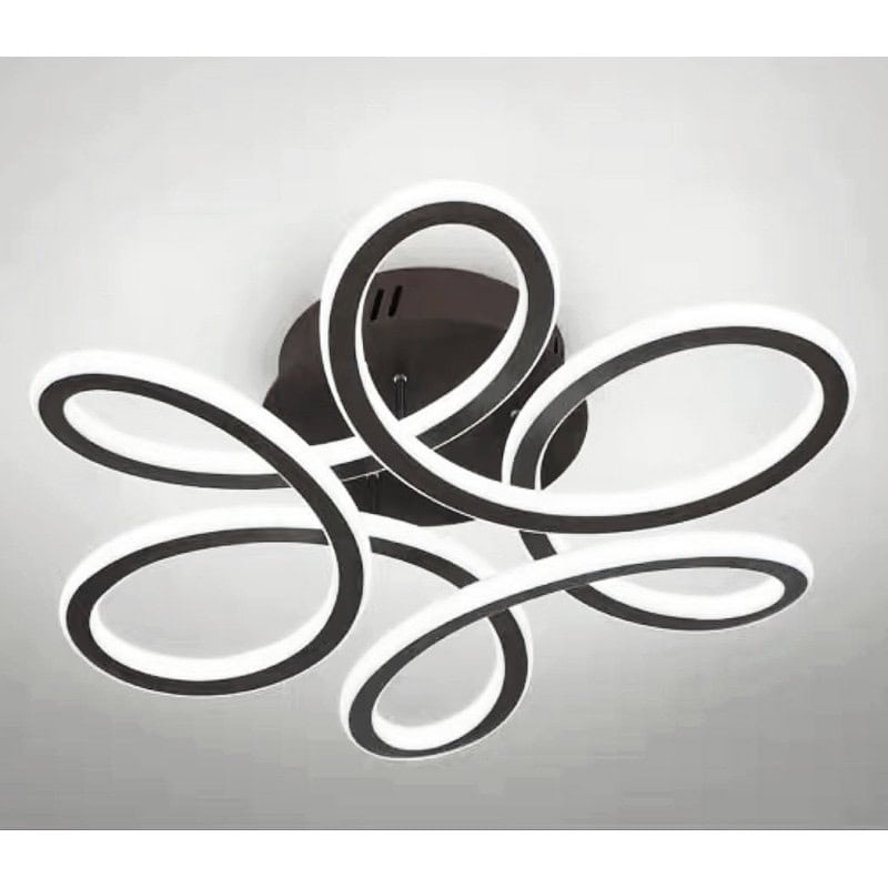 Lustra LED Neagra Journey cu Telecomanda, 230W