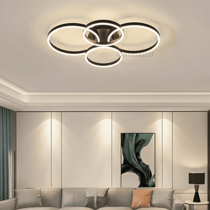 Lustra LED Ophelie Brown 132W Telecomanda
