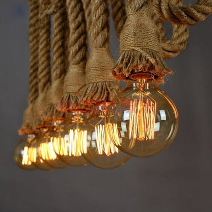 Lustra Rustica Elisia E27 Bambus Max 40W/Bec