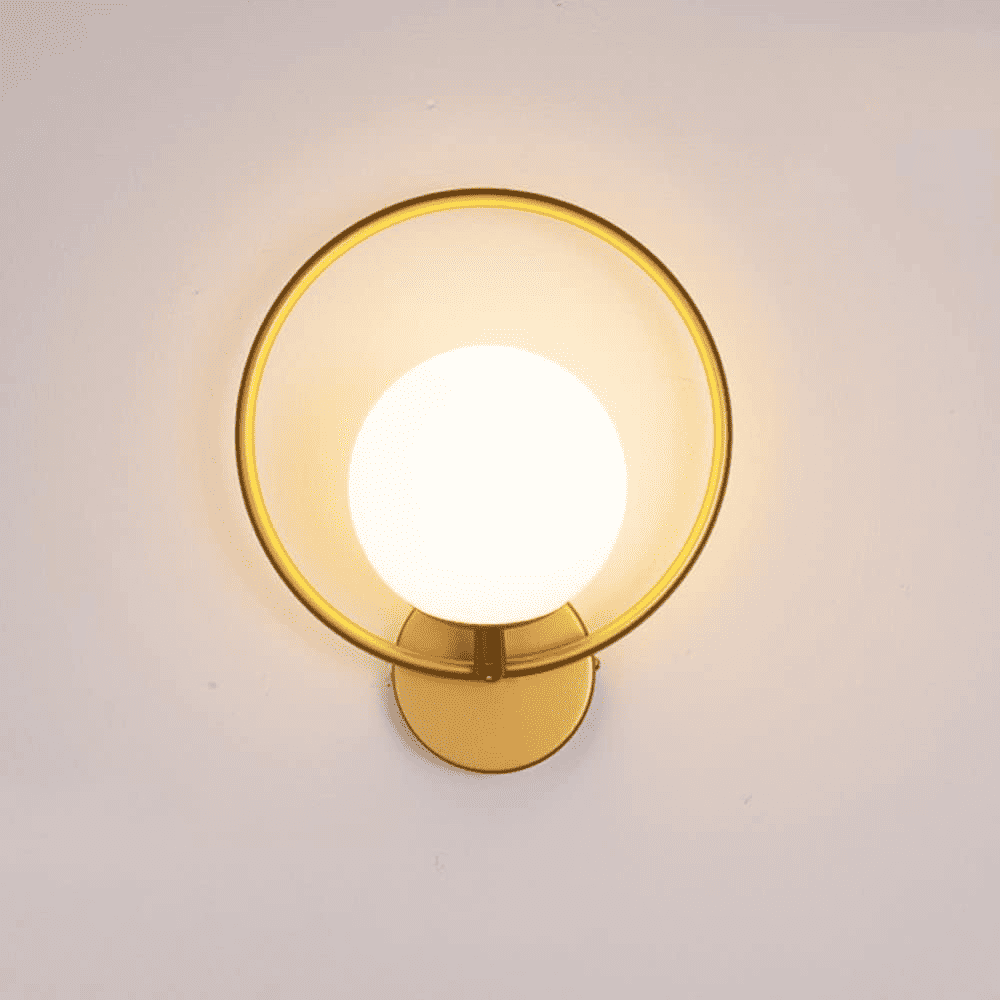 Aplica Linnea Gold E27 Max 60W Glob Mat Alb