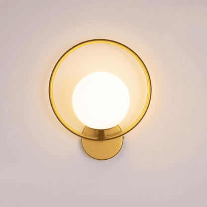 Aplica Linnea Gold E27 Max 60W Glob Mat Alb