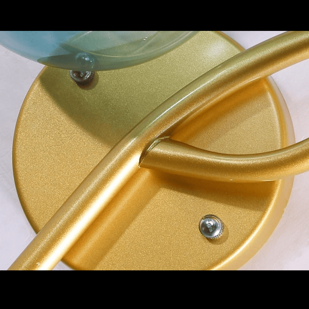 Aplica Tindra Gold E14 Max 60W x 2 Glob Mat Alb