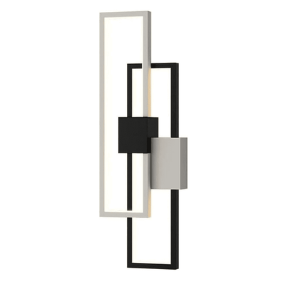Aplica LED Eudora Negru cu Alb Moderna 30W