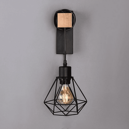 Aplica Eulalie Black Lemn E27*1 Maxim 60w/BEC