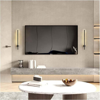 Aplica LED Neagra 60cm Sabina, Moderna 22W