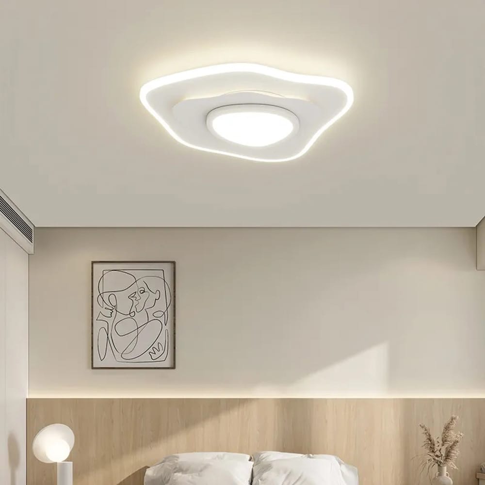 Lustra LED Stella Alb 124W Echivalent 500W
