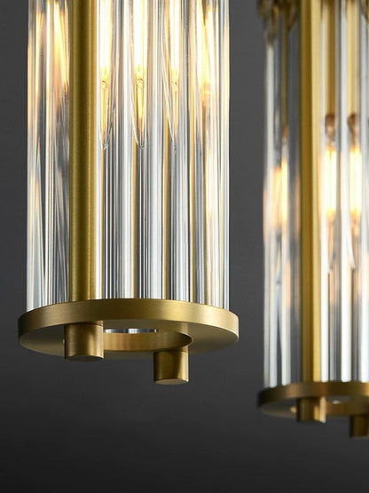 Pendul Auriu Hyperis E14x1 70×70×800mm