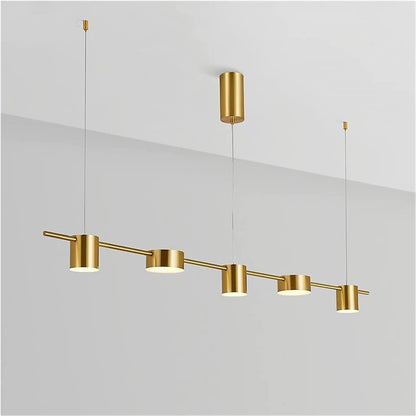 Lustra LED Layla Gold 5 Surse Iluminat 60W