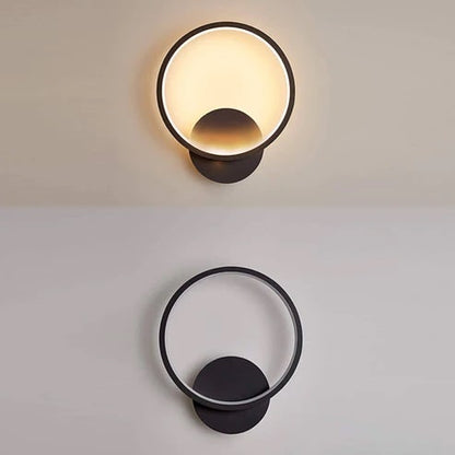 Aplica LED Serenella Black Rotund 22W