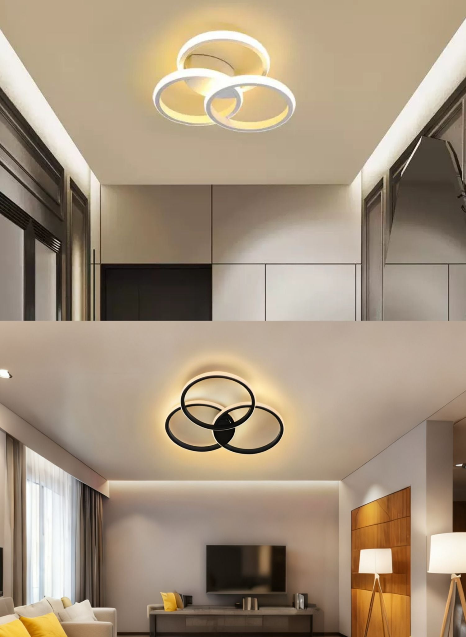 Lustra Led Alba Ilyana D300 30W Telecomanda