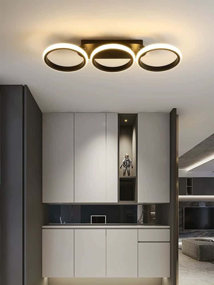 Lustra Led Theora 3 Cercuri 33×2w 670×210×H90mm