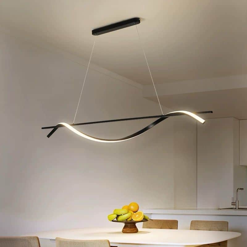 Lustra Led Black, Moderna cu Telecomanda 15x2W