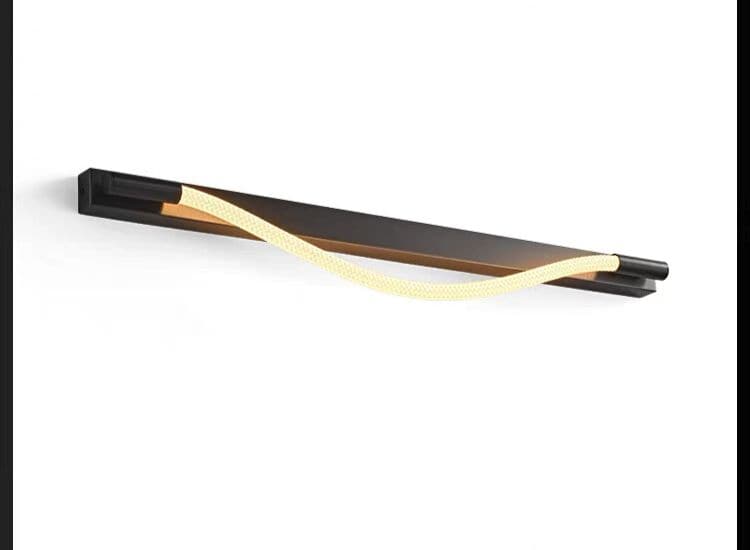 Aplica Led de Perete Euly, 18W, Neagra