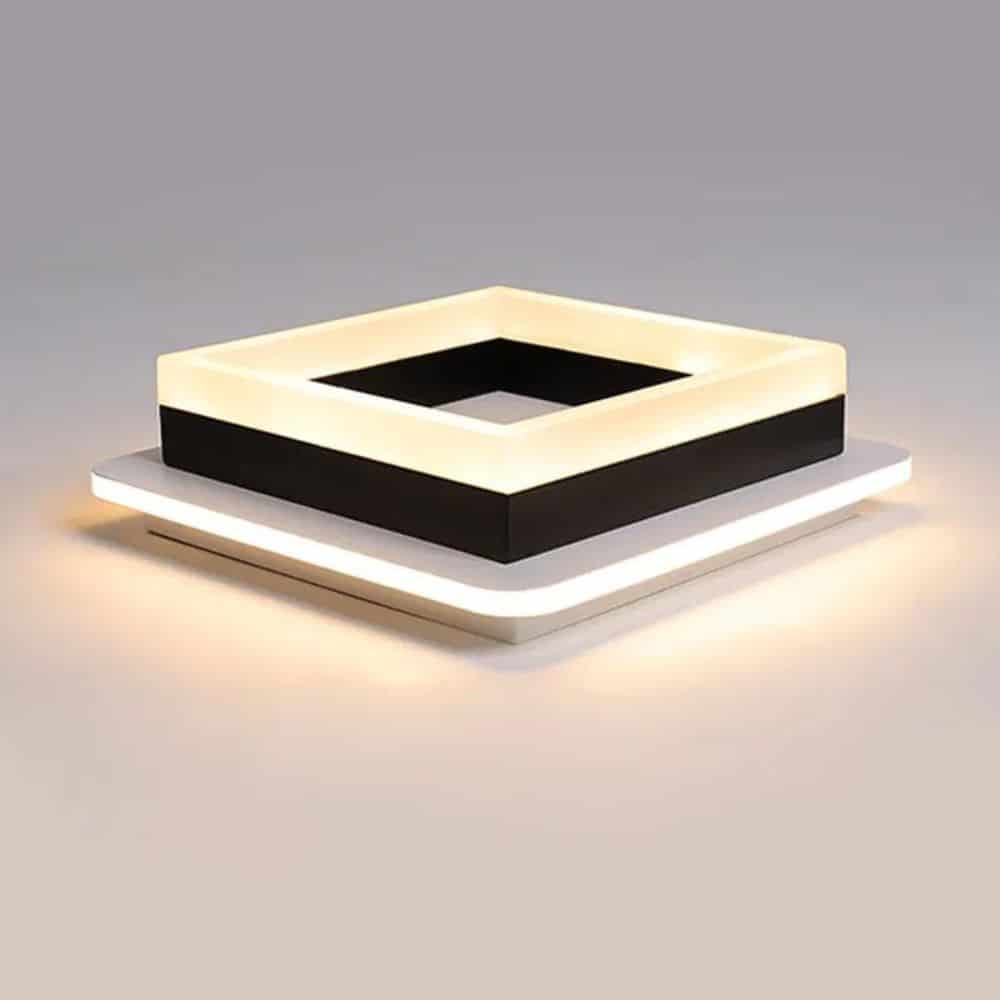 Plafoniera Led Elliana Black Patrat 41W