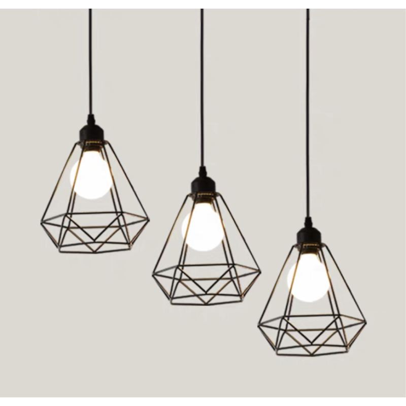 Lustra Neagra Marybell 3 Corpuri E27