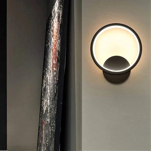 Aplica LED Serenella Black Rotund 22W
