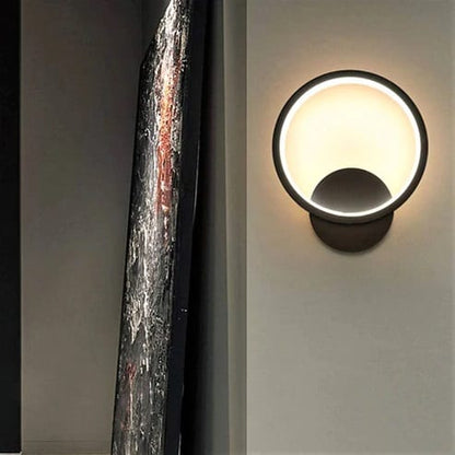Aplica LED Serenella Black Rotund 22W